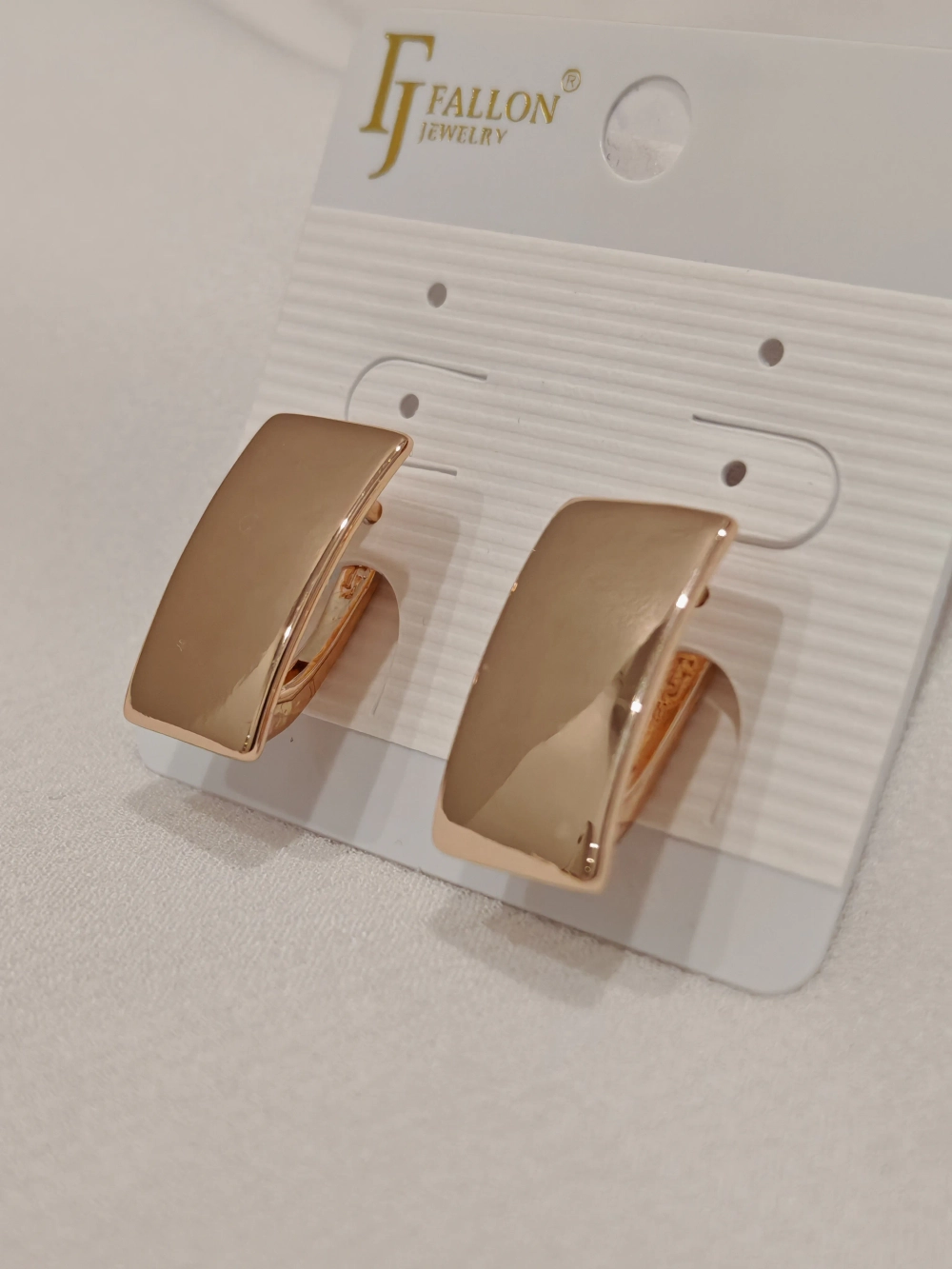 Серьги Fallon «Прямоугольники» Gold 18K