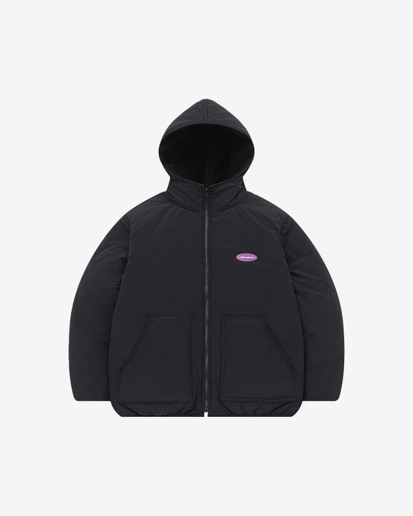 Куртка двухсторонняя черная - фото 2