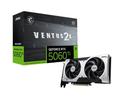 Видеокарта MSI GeForce RTX 5060 Ti 16G VENTUS 2X OC PLUS 16Gb GDDR7 128-bit 1xHDMI 3xDP G506T-16V2CP