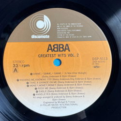 Винтажная виниловая пластинка LP ABBA Greatest Hits Vol. 2 (Japan 1979) (No Obi) Dancing Queen