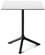 Стол ламинированный обеденный Scab Design Tripe, черный, белый