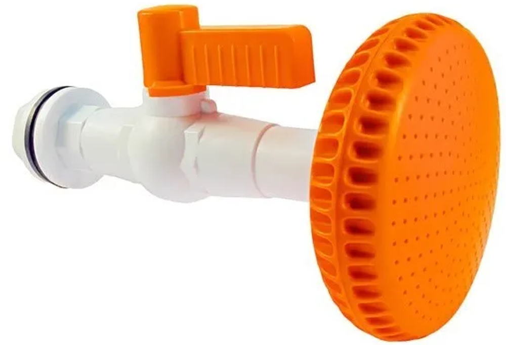 Душ-лейка с краном пластмассовый "Norton" 12,5см (75шт)