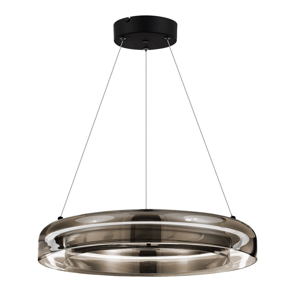 SL6019.333.01 Светильник подвесной ST-Luce Черный/Дымчатый, Белый LED 1*36W 3000K FORAY