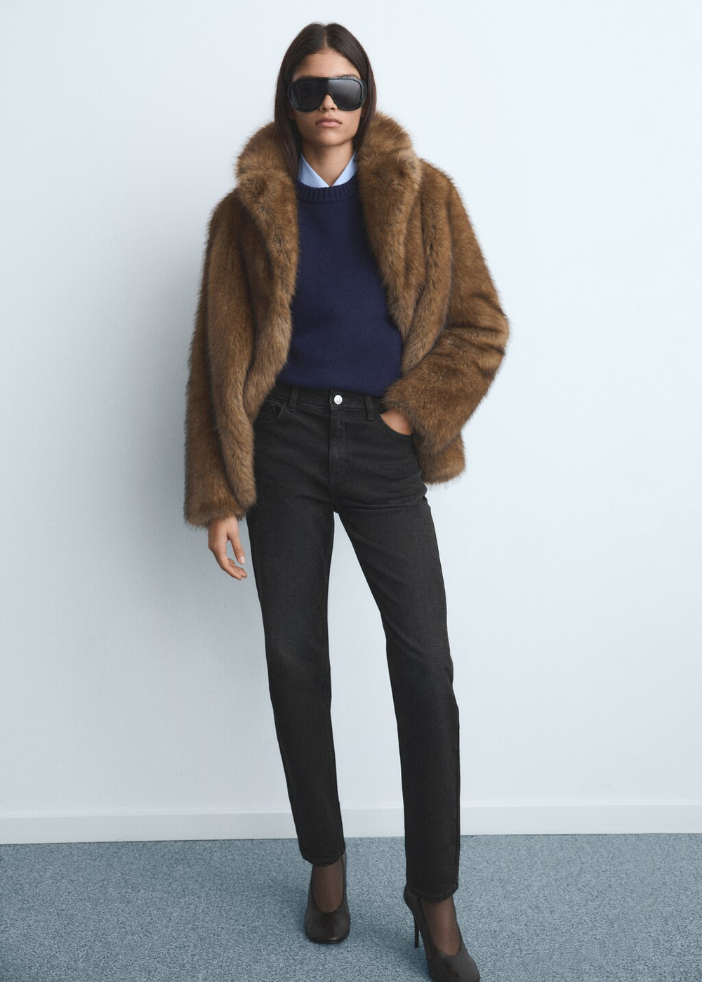 Комфортные джинсы Newmom с высокой талией