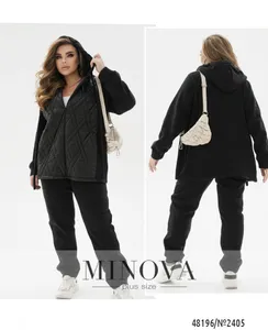 Костюм 2405-черный Minova