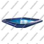 Надувной бассейн «Одноцветный» 8*8*0,65 м