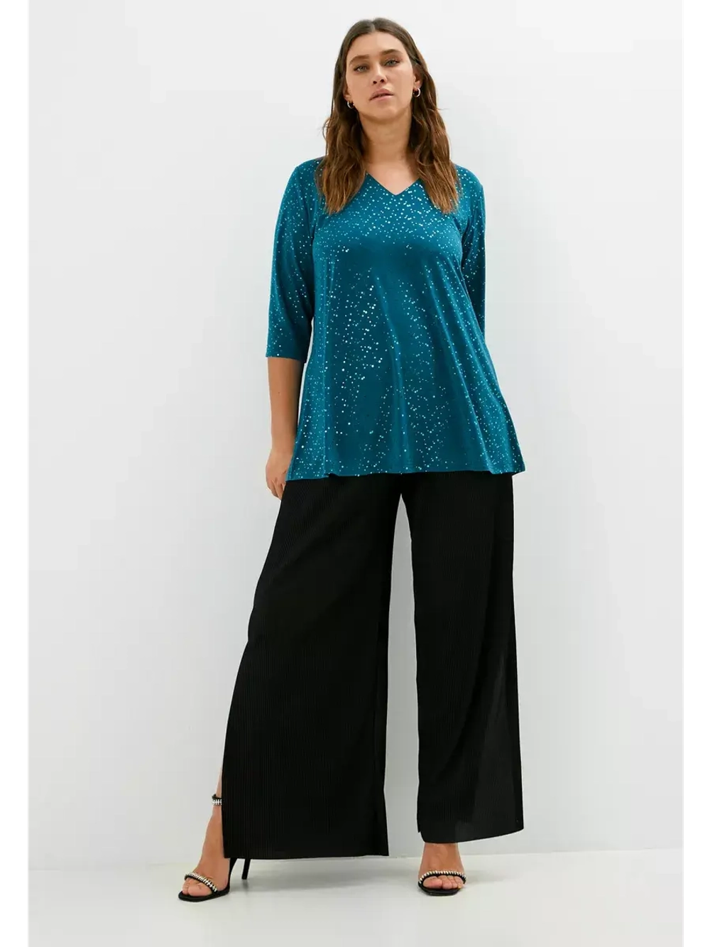 Блузка нарядная большого размера