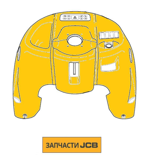 Корпус панели кабины JCB 331/35149