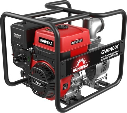 Мотопомпа бензиновая для грязной воды SUNREKA GWP100TX 215009