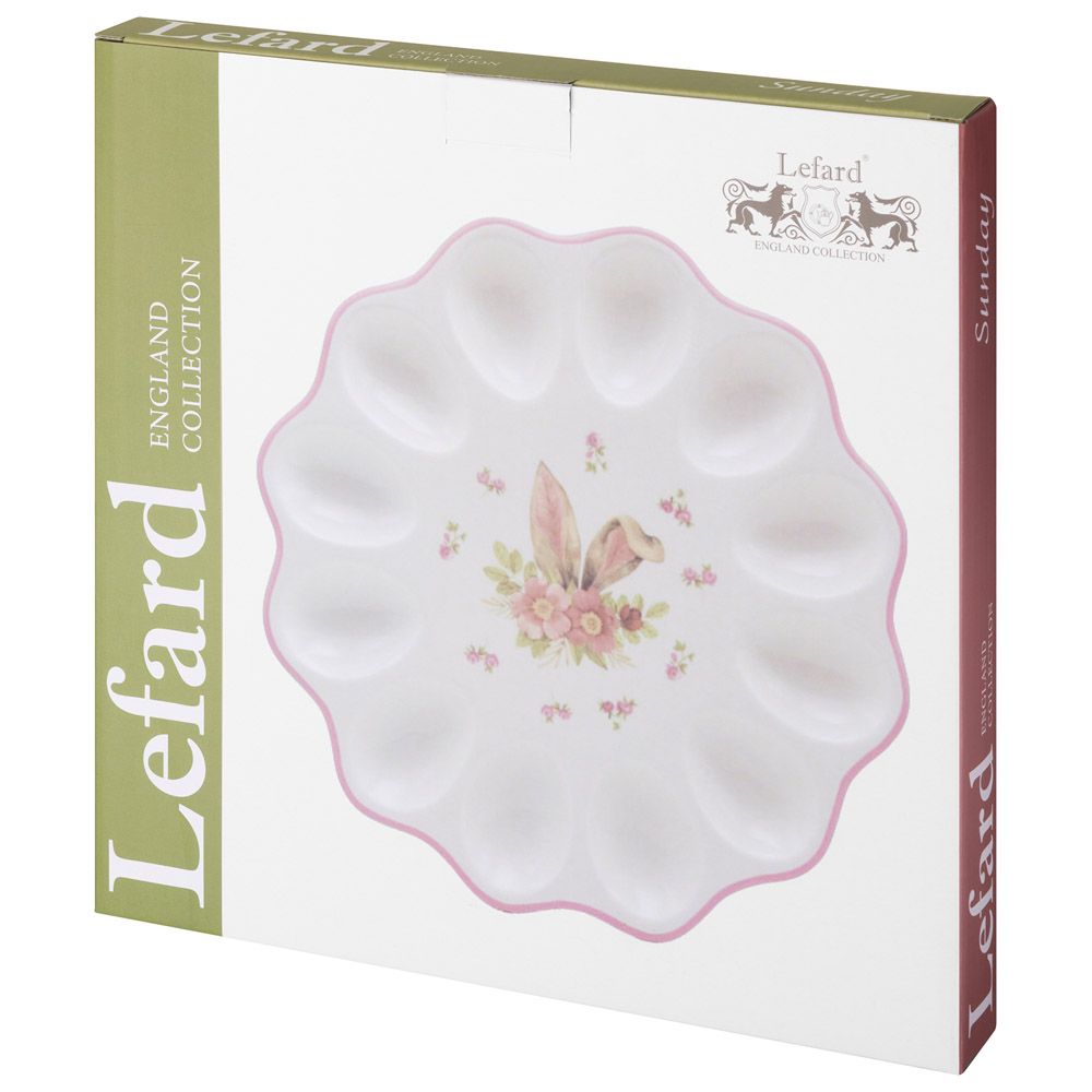 БЛЮДО ДЛЯ 12 ЯИЦ LEFARD "SUNDAY" 27,5*27,5*2 СМ
