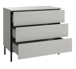 Комод с  3 ящиками Сиэтл, серый