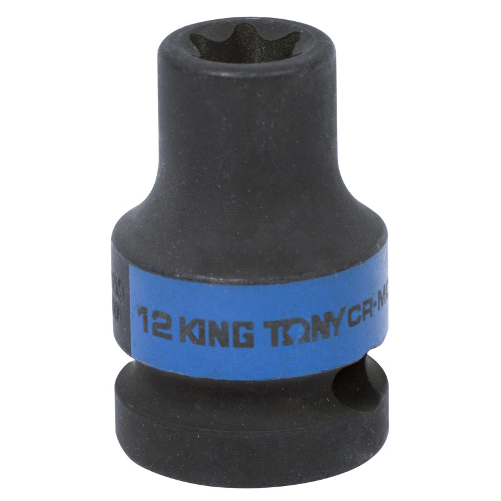 Головка торцевая ударная TORX Е-стандарт 1/2&quot;, E12 KING TONY 457512M