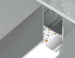 Ambrella Алюминиевый профиль накладной/подвесной "Profile System" 35*67 для светодиодной ленты до 32,8мм Profile System GP3000AL