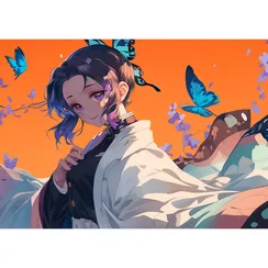 Постер Shinobu Kochou - Demon Slayer