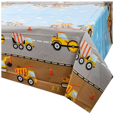 Скатерть полиэтиленовая «Строительная техника», 130×180 см