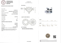 Лабораторно-выращенный бриллиант Кр-57 6.54-6.59 мм D/VVS1 1.08 ct