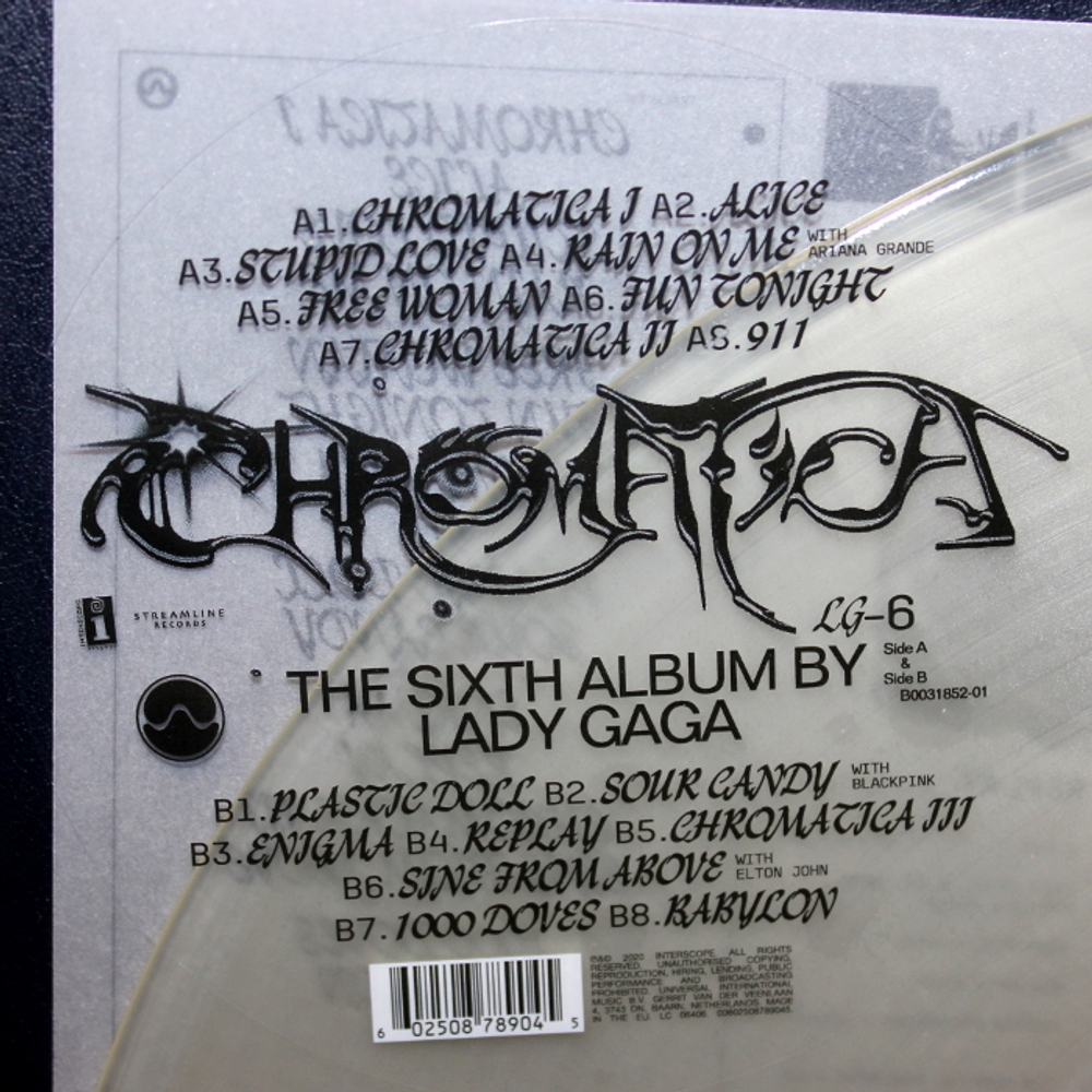 Lady Gaga / Chromatica (Clear Vinyl)(LP)