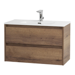 Тумба подвесная с раковиной BelBagno KRAFT 39-800/390-2C-SO-RT