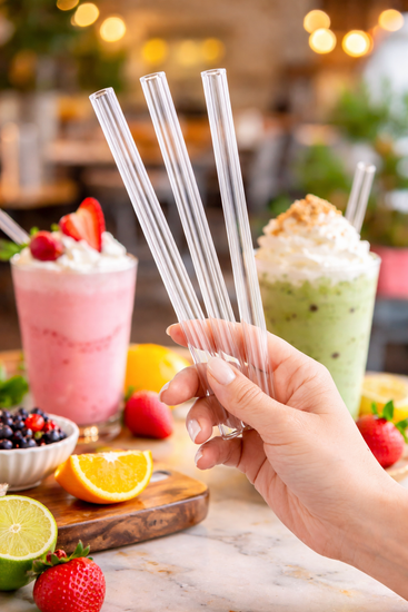 Трубочка стеклянная для смузи