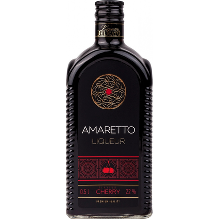 Ликер Amaretto со вкусом вишни Бахус 0.5 л