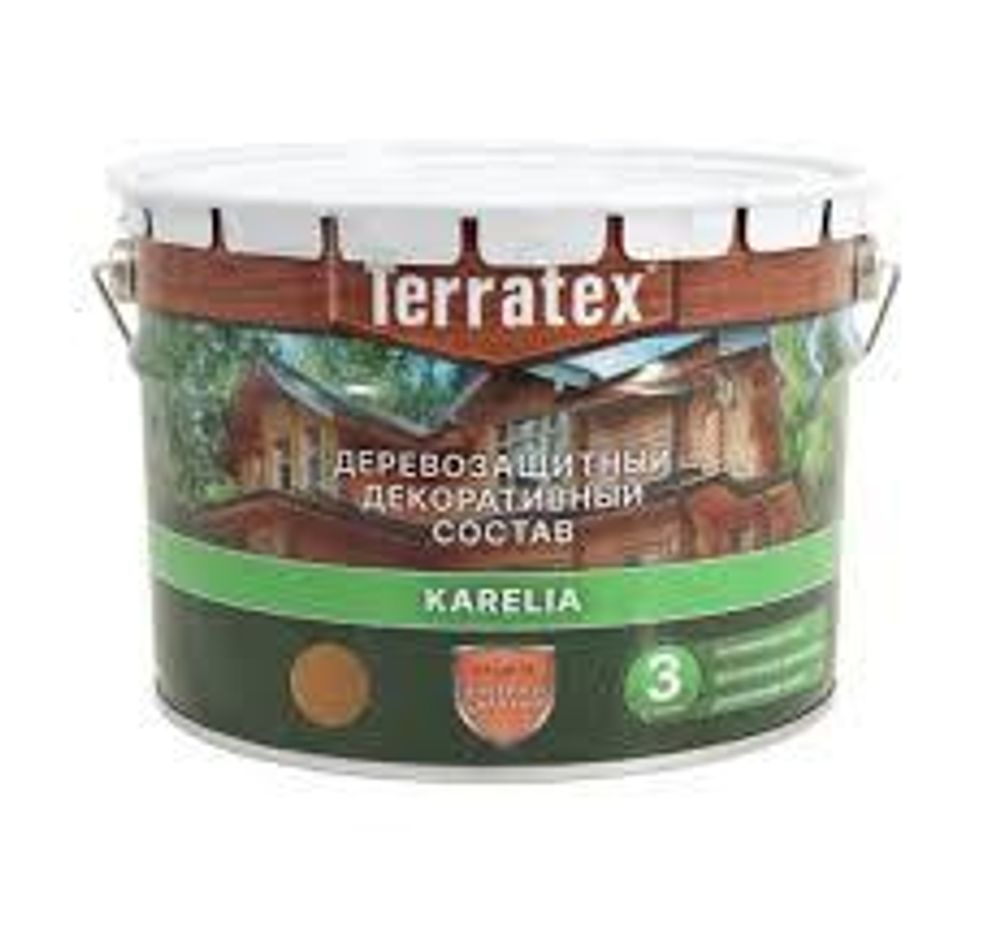 Антисептик Деревозащ. декор. состав Белый Terratex 7,5кг / 9л