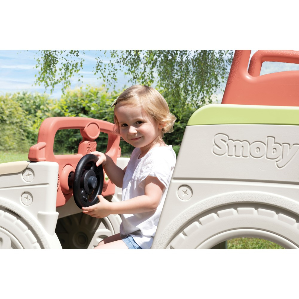 Игровой комплекс-машина Smoby 840207 3-в-1 с горкой и лесенкой 840207 — фото 9