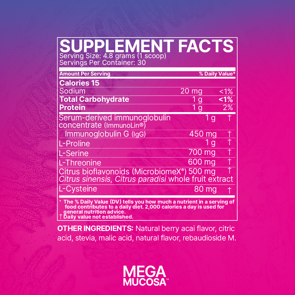 MicrobiomeLabs - MegaMucose 144,6 gr