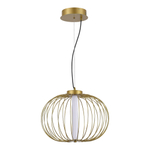SL6124.203.01 Светильник подвесной ST-Luce Золотистый/Золотистый LED 1*10W 3000K