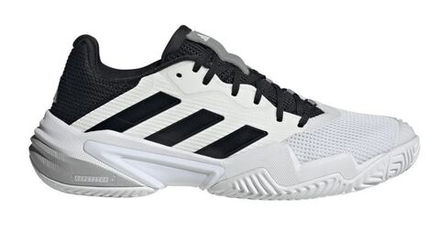 Мужские кроссовки теннисные Adidas Barricade 13 M - cloud white/core black/grey three