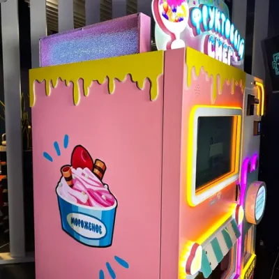 Вендинг мороженого «Фруктовый снег»