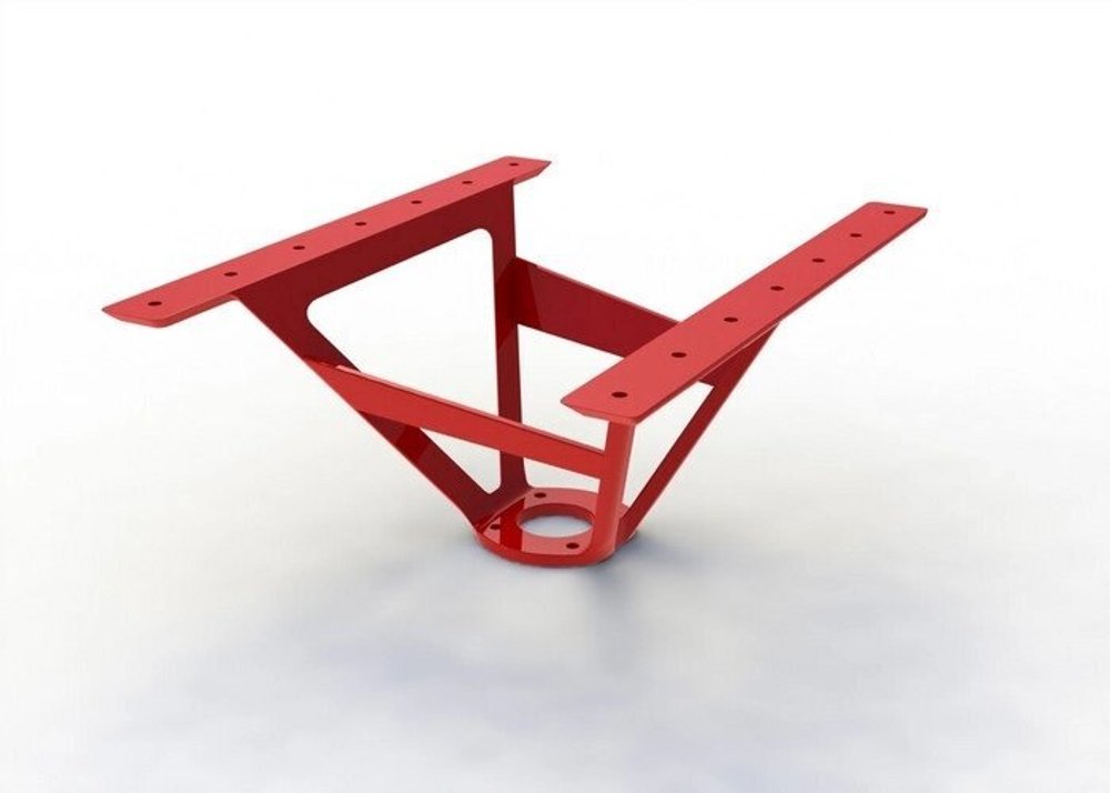 Кронштейн для стола непрозрачный, цвет желтый