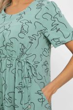 Платье Цветы лета (мятное) П13785-18М LT Collection (Акция)