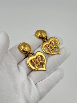 Клипсы с подвесками в виде сердец Sonia Rykiel