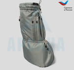 Чехол утепленный (до -10 С) с подошвой из резины на аппарат Илизарова на голени и стопе. ОГСРЗУ-16.