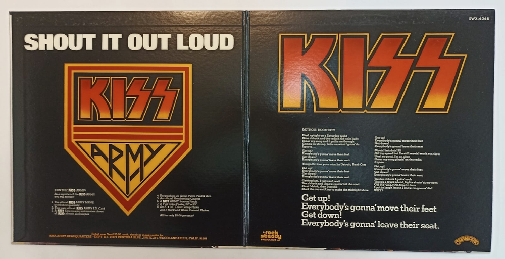 Kiss Destroyer (Japan 1976 Blue Bogart label)
