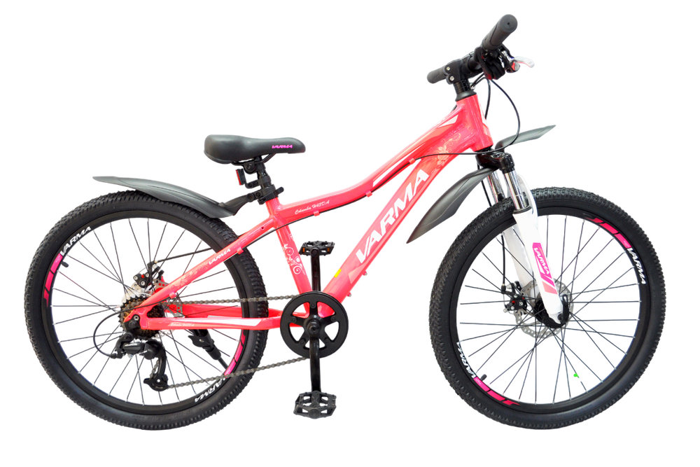Велосипед 24" VARMA Columba H43DA  р.12,5  розовый 7ск. ал.