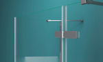 Душевой уголок BelBagno Kraft 100х100 KRAFT-A-12-100-C-Cr-R профиль Хром стекло прозрачное