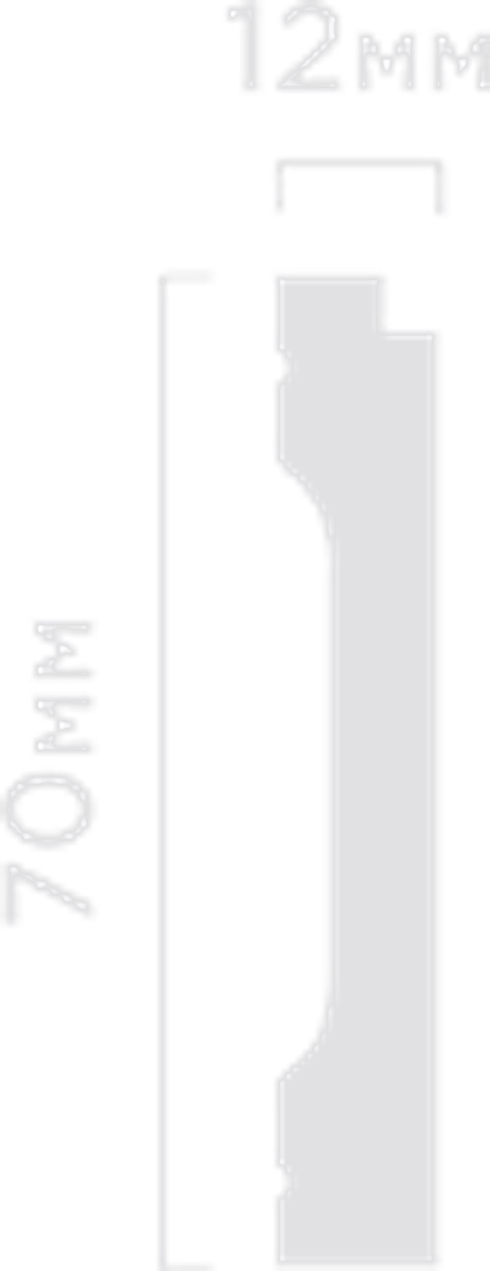 Плинтус HiWood, 70x12 мм