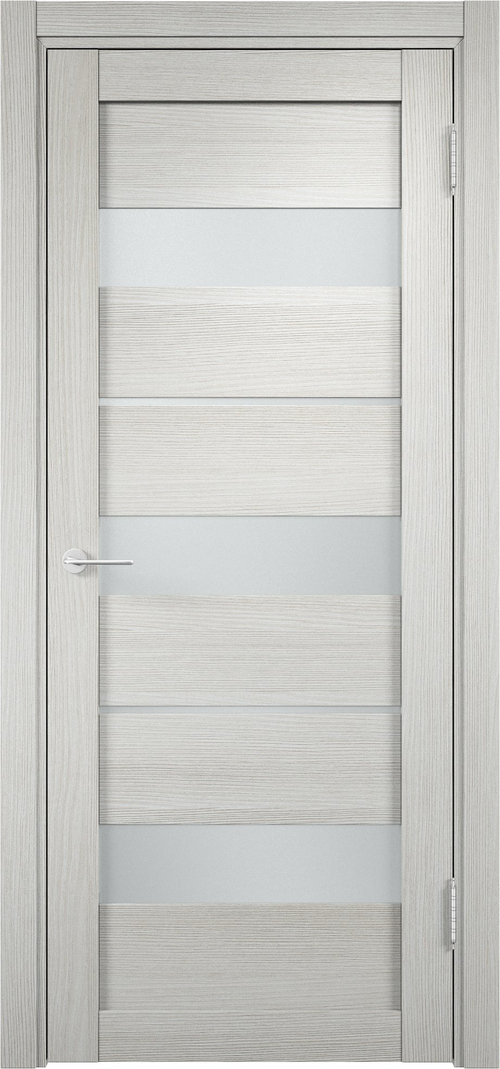 Межкомнатная дверь Мюнхен 02 ДО / Цвет Слоновая кость / Остекление "Сатинато" / Двери Верда