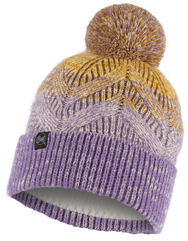 Шапка вязаная с флисом Buff Hat Knitted Polar Masha Lavender Фото 1