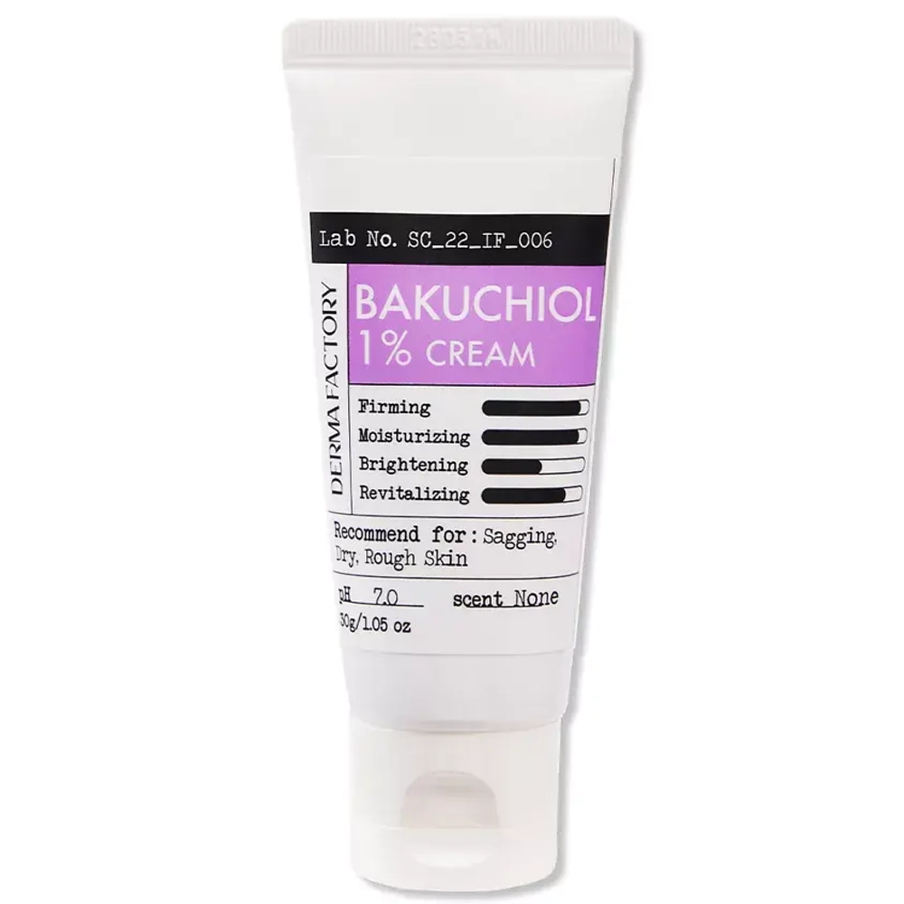 Derma Factory Крем для лица питательный с бакучиолом для проблемной кожи - Bakuchiol 1% cream, 30мл
