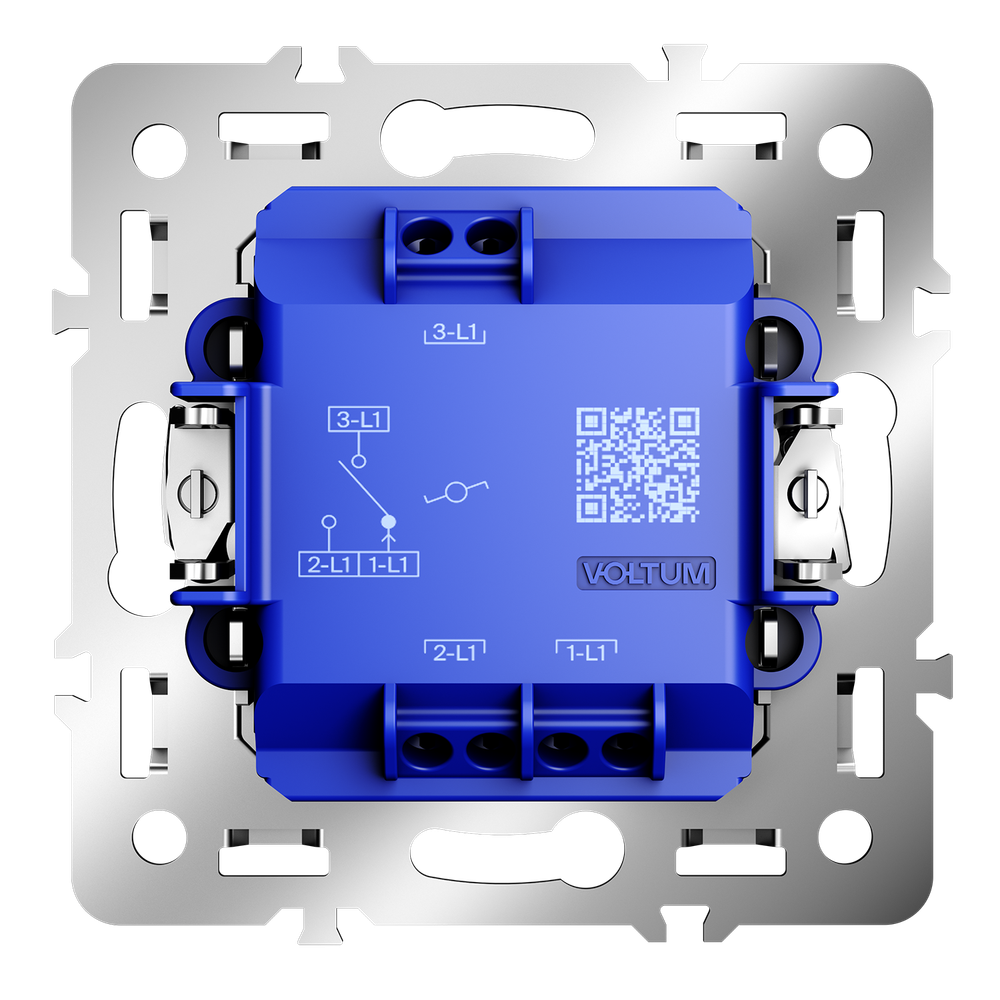 Механизм проходного переключателя одноклавишного 10А, S70