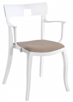 Кресло пластиковое с обивкой Papatya Hera-K Soft