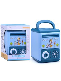 Игрушка Копилка Жирафик, цвет голубой (5962A)