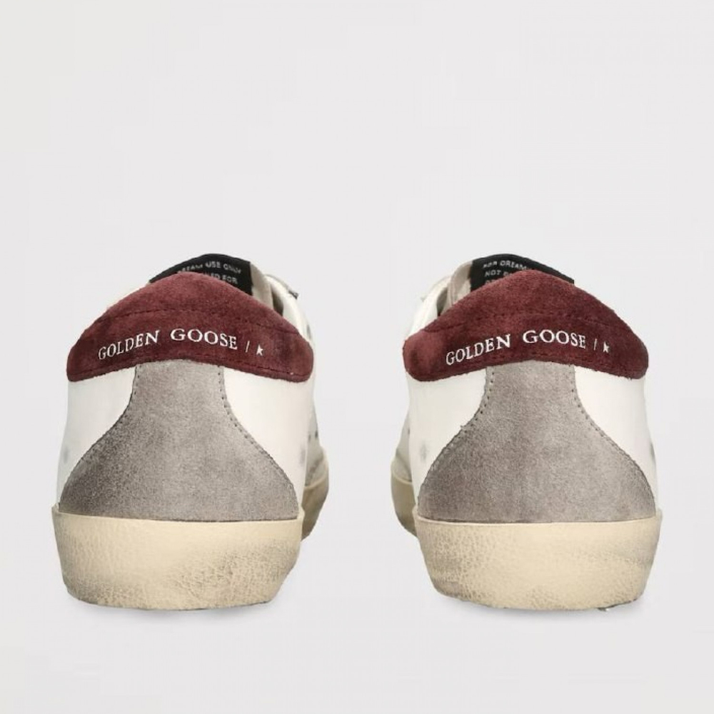 Golden Goose Super Star / Бордо звезда / бордо пятка