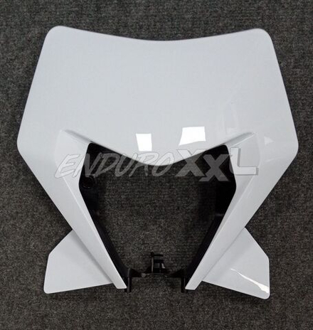 Пластик под фару (маска) (KTM 24+/GR8 с 24/Kews K23/Hengjian S7) белый