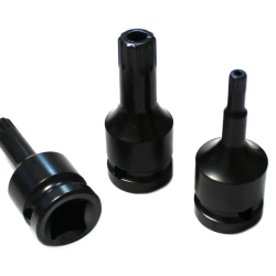 Головка-бита SPLINE ударная M14 с отверстием, 1/2'' Forsage F-24806014T