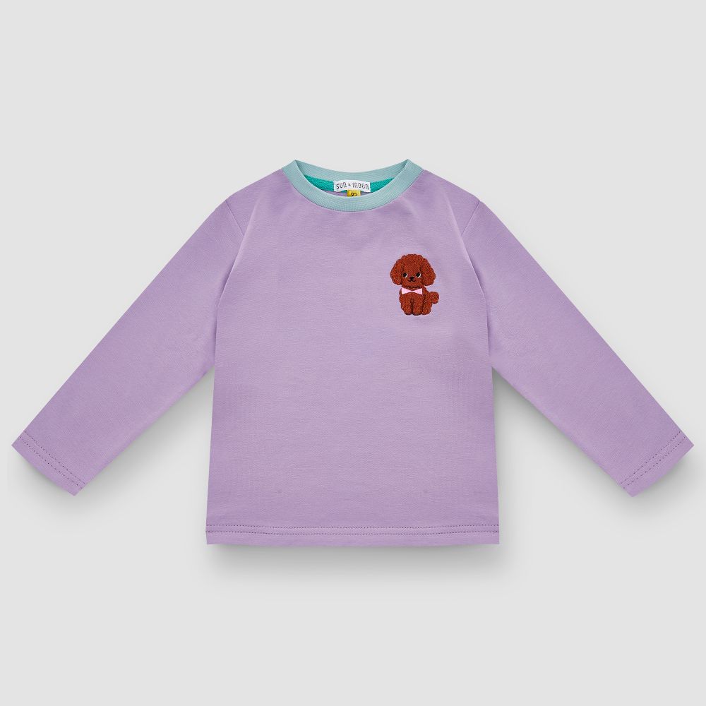 Лонгслив лаванда ТОЙ-ПУДЕЛЬ