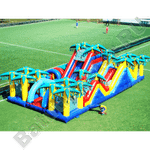 Надувная полоса препятствий "Супер - джунгли"