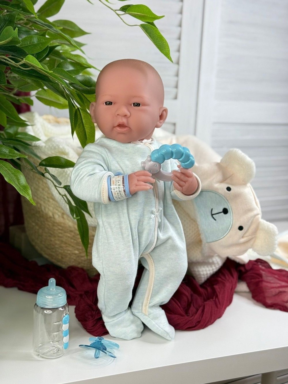 Кукла BERENGUER мягконабивная 39см Newborn (18790)